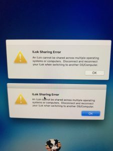 ILok “Sharing Error”が出た時の対処法（メモ）