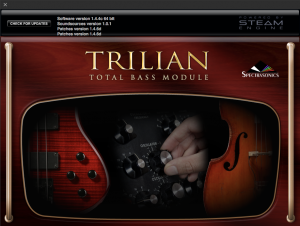 SPECTRASONICS( スペクトラソニックス )  TRILIAN Authorize 方法 SSD交換 (メモ)
